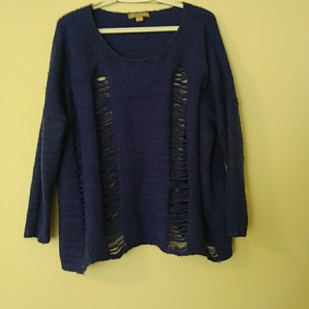 Awesome grunge sweater with rips